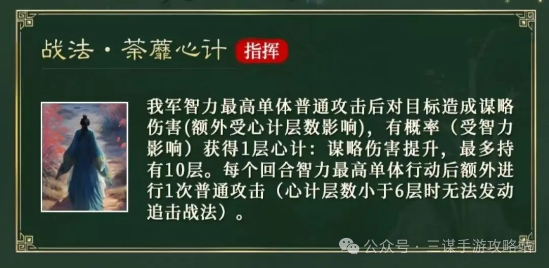 三国谋定天下张春华技能强度分析
